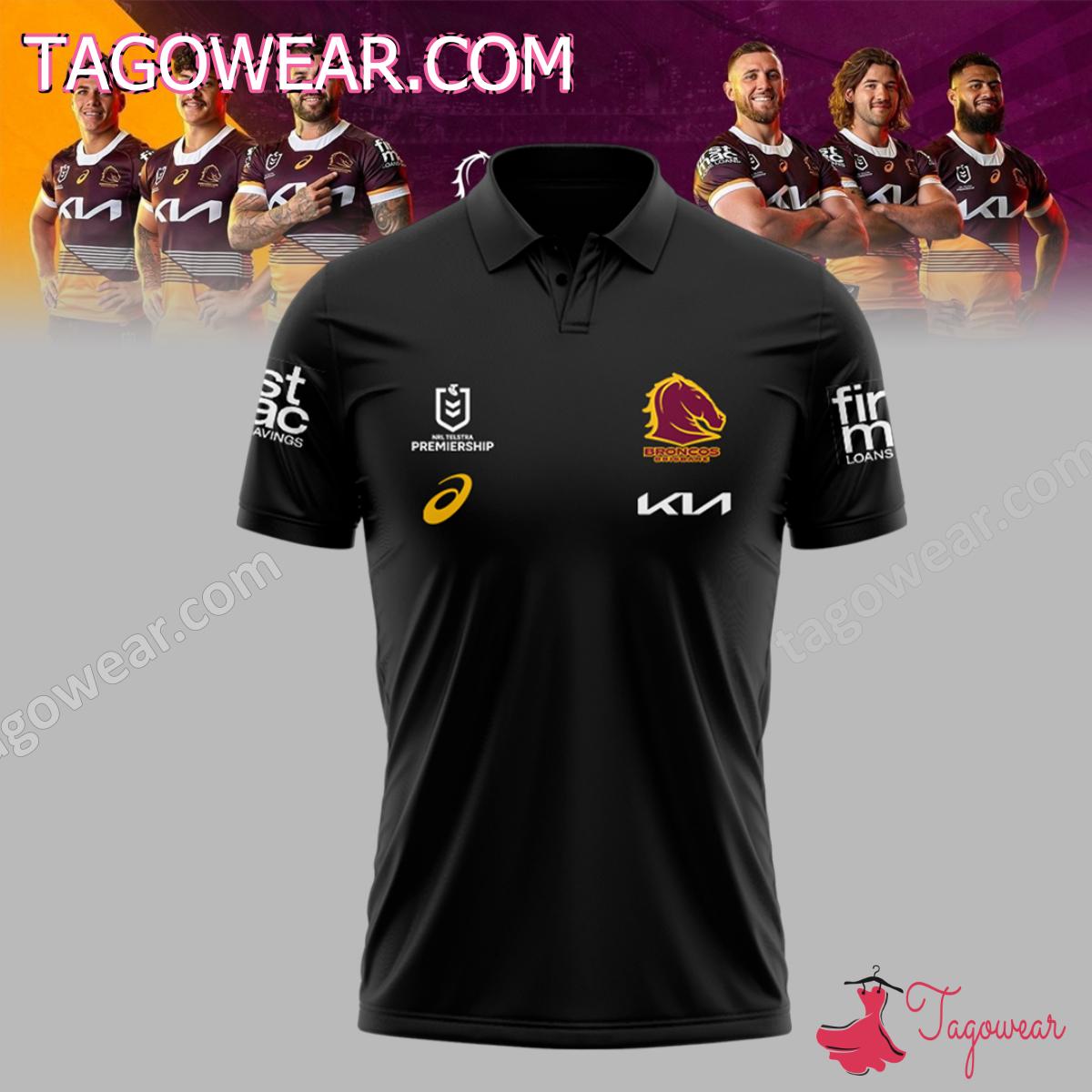 Brisbane Broncos The Power Suncorp Stadium Home Of The Mighty Broncos Polo Shirt a