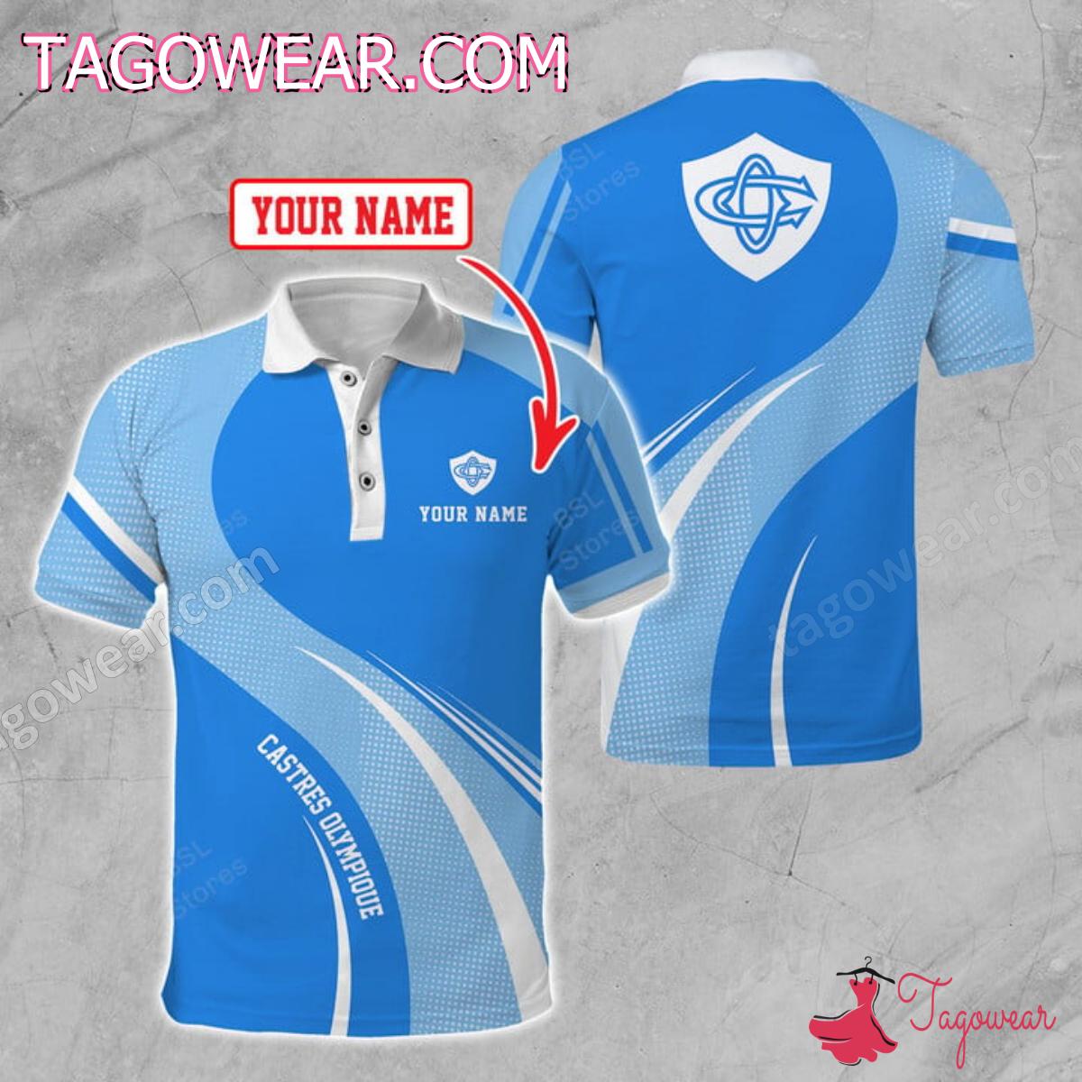 Castres Olympique Personalized Polo Shirt