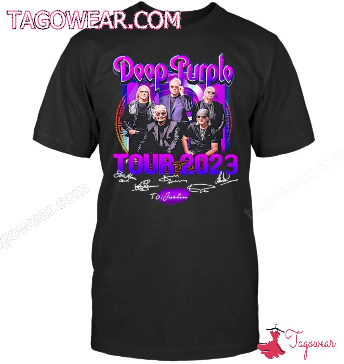 Deep Purple Tour 2023 Signatures Shirt