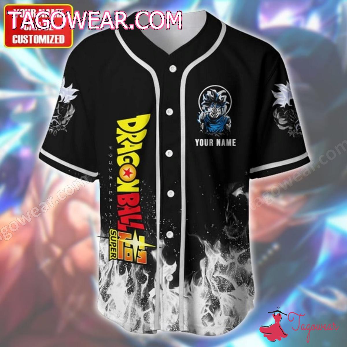 Dragon Ball Super Personalized Baseball Jersey a