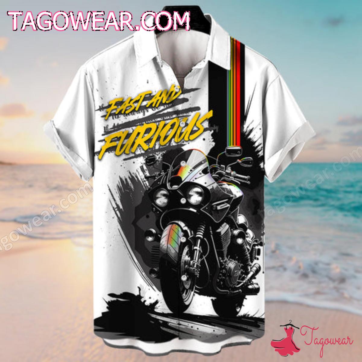 Fast And Furious The Direction Of My Life Is Up To Me Motorcycle Hawaiian Shirt