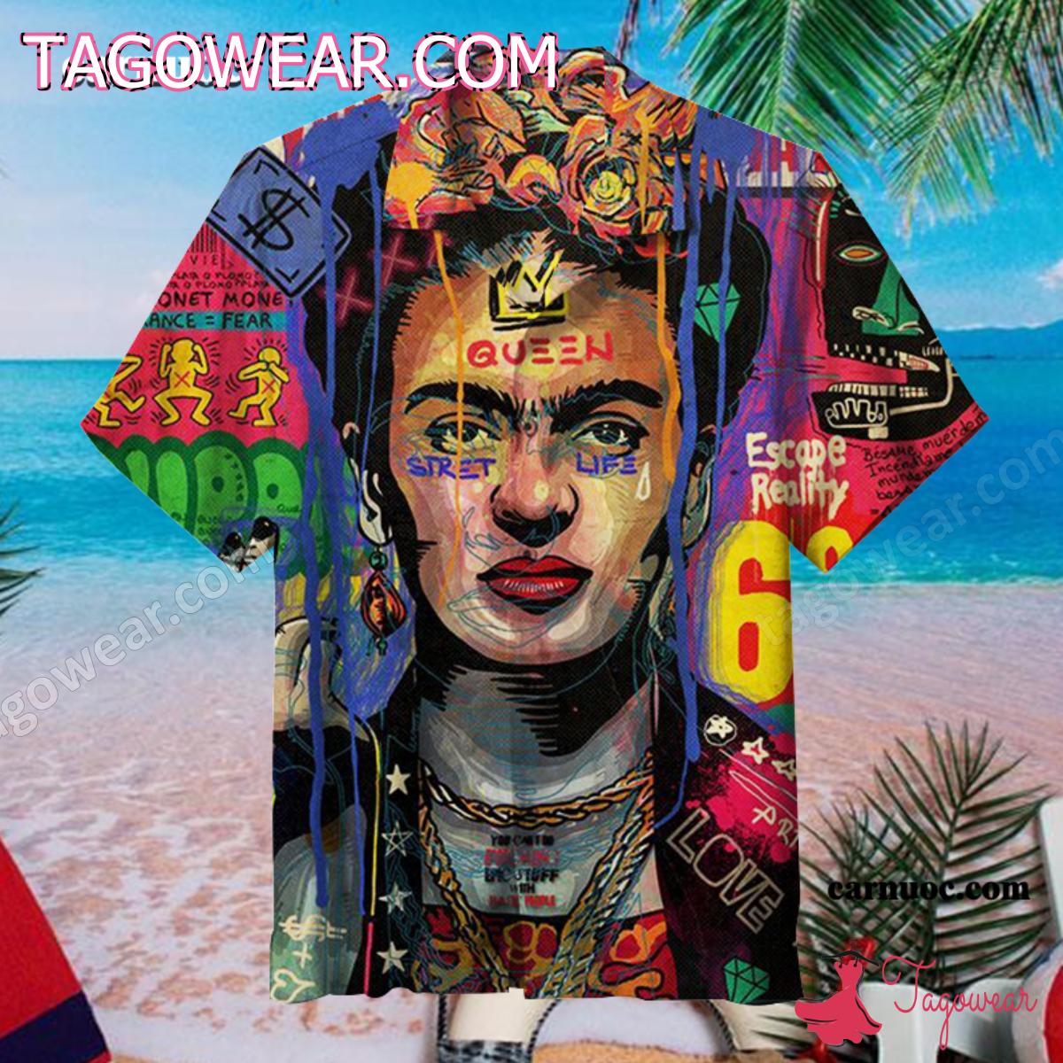 Frida Kahlo Queen Hawaiian Shirt - Tagowear