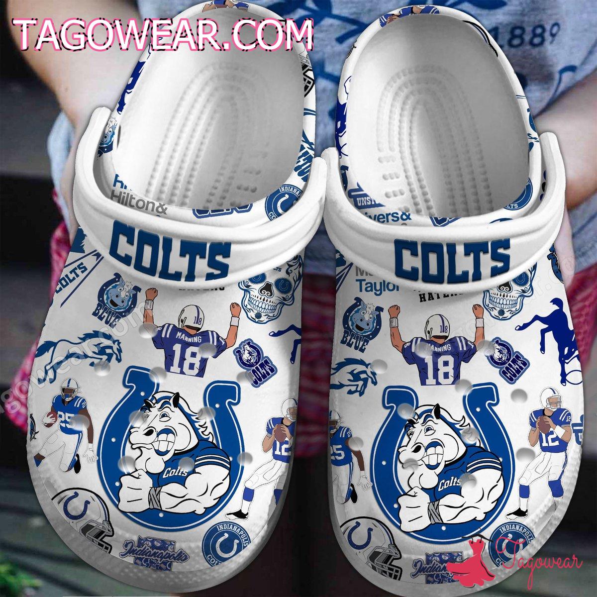 Indianapolis Colts Mascot Crocs Clogs