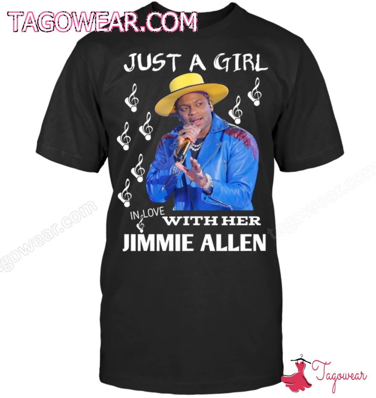 Just A Girl In Love With Her Jimmie Allen Shirt