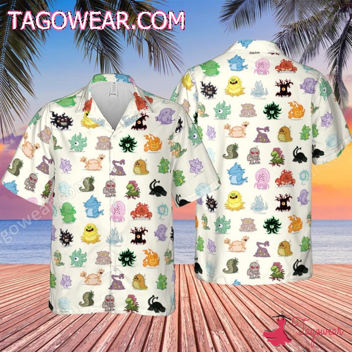 Lovecraft Cute Monsters Hawaiian Shirt