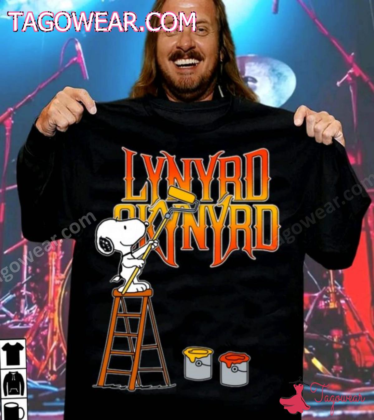 Lynyrd Skynyrd Snoopy Painting Shirt