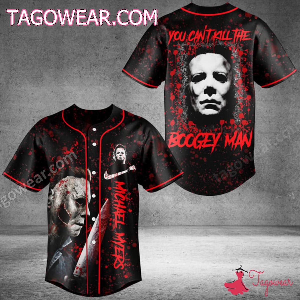 Michael Myers You Can't Kill The Boogey Man Baseball Jersey