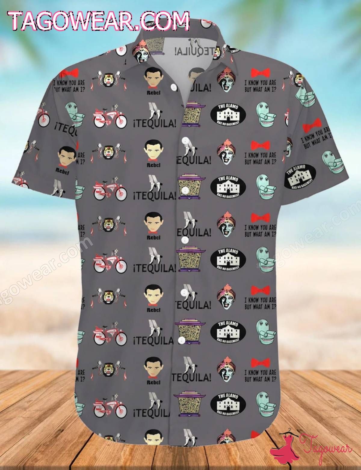 Pee Wee Herman Hawaiian Shirt