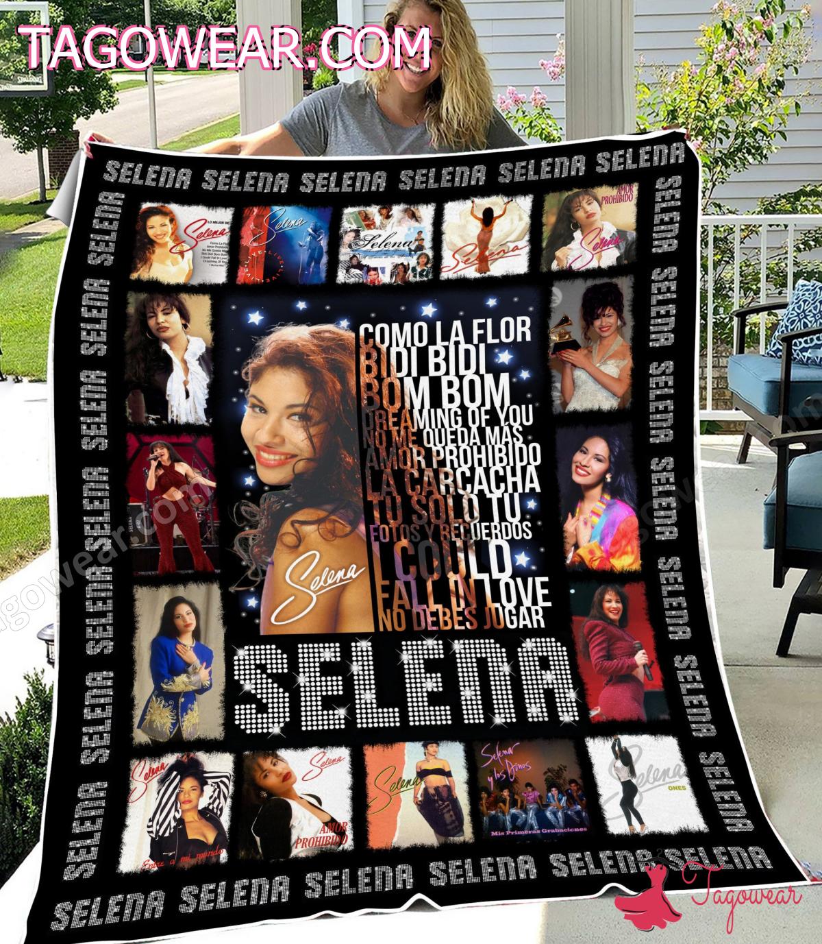 Selena Como La Flor Blanket