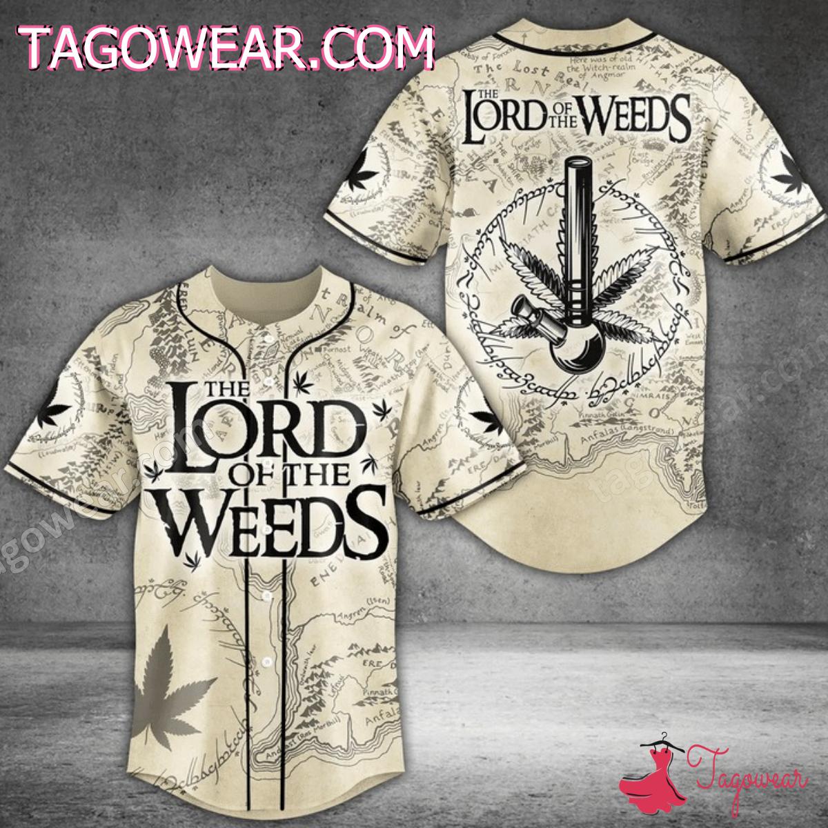 The Lord Of The Weed Baseball Jersey