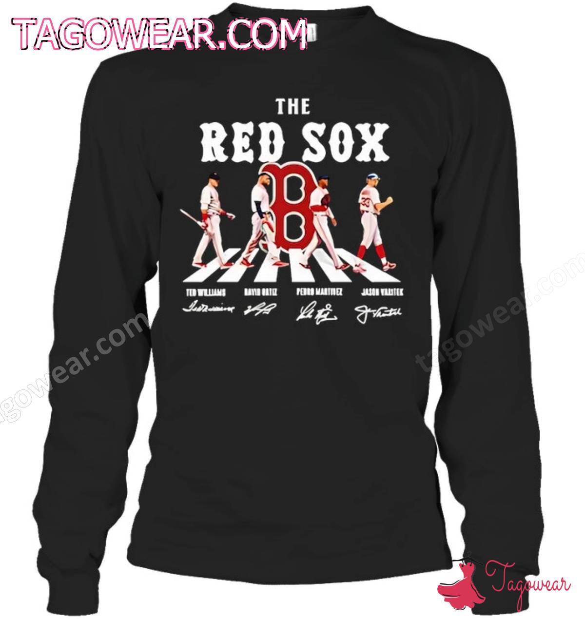 The Red Sox Players On Road Signatures Shirt a