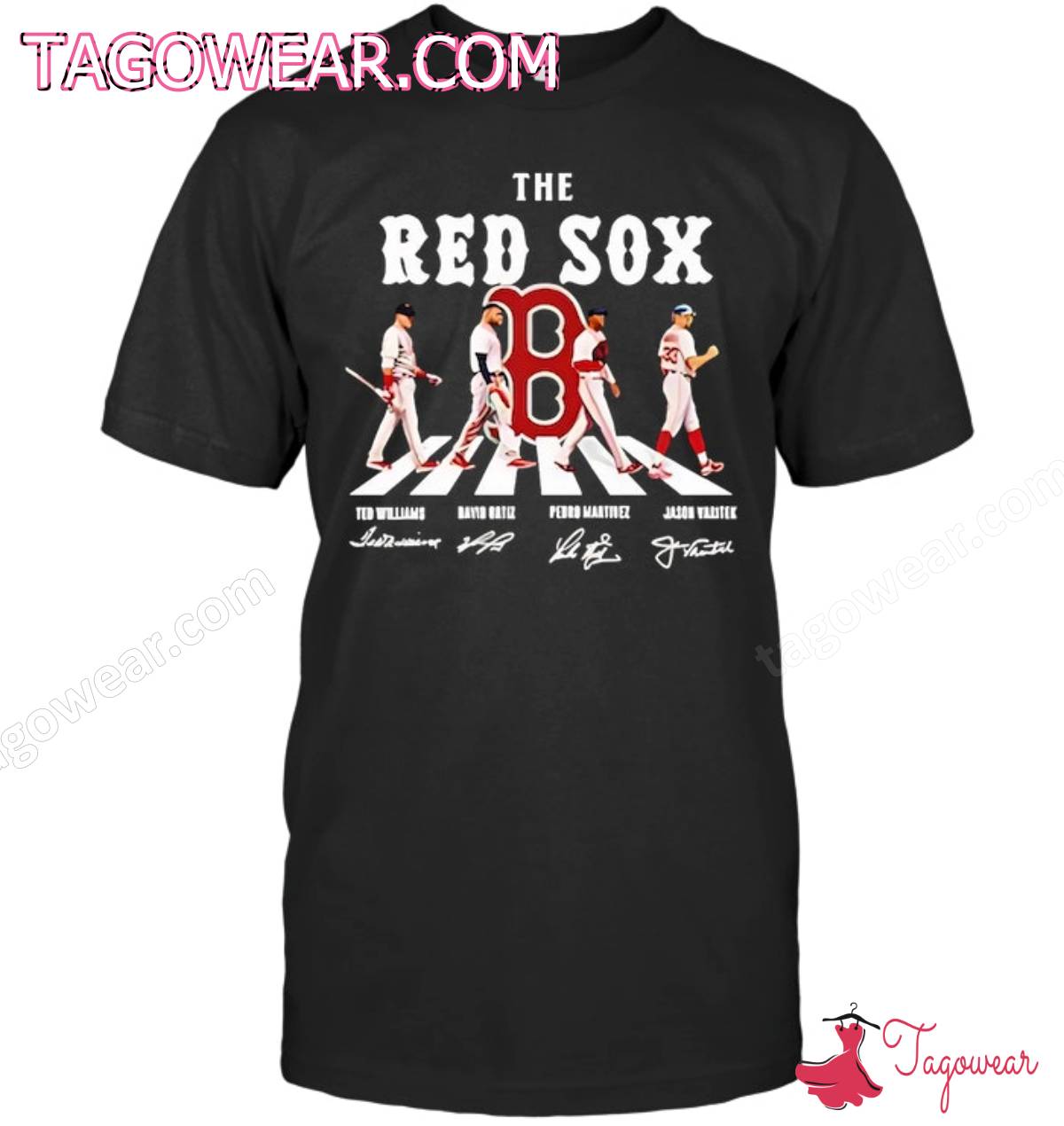 The Red Sox Players On Road Signatures Shirt