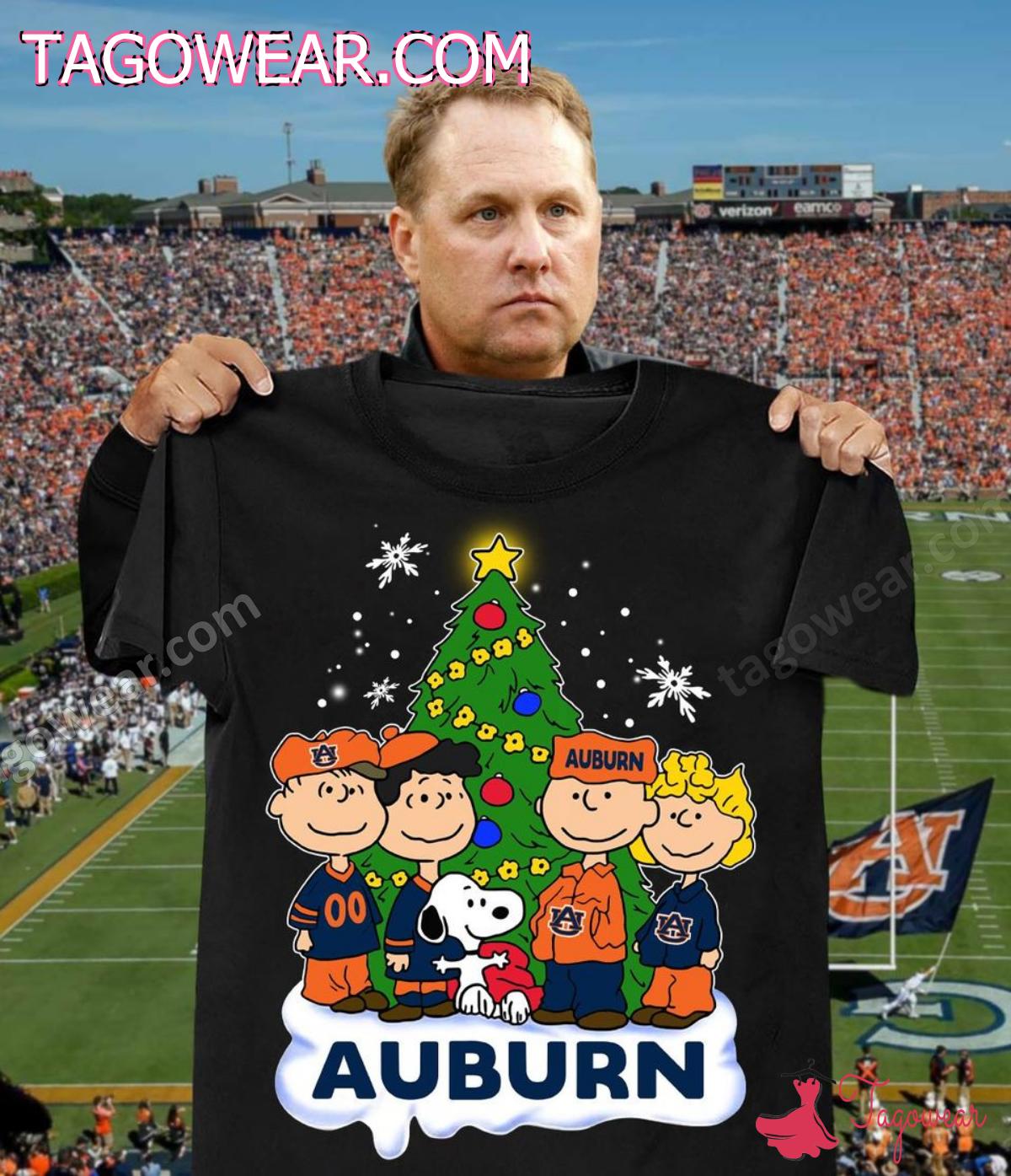 Auburn Tigers The Peanuts Christmas Shirt, Hoodie