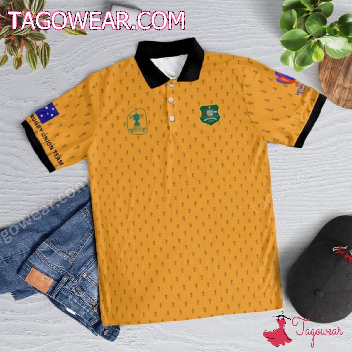 Australia National Rugby Union World Cup Polo Shirt