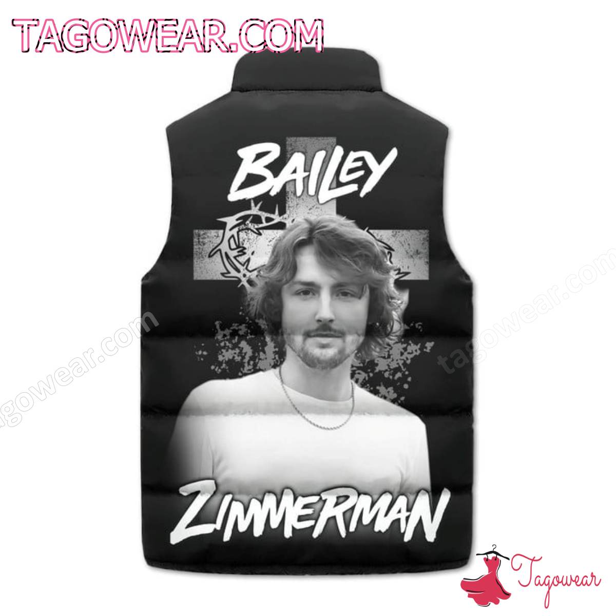 Bailey Zimmerman Religiously Puffer Vest b