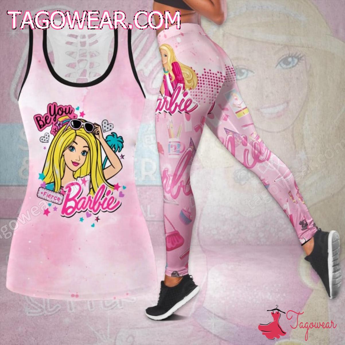 Barbie Be You Hollow Tank Top And Leggings