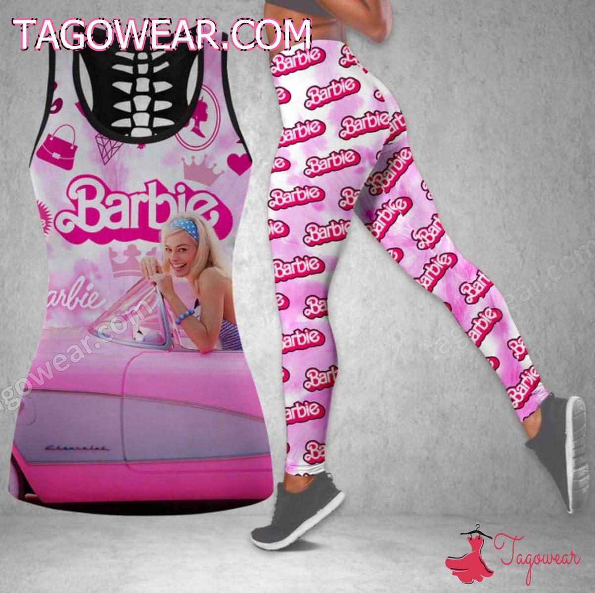 Barbie Hollow Tank Top And Leggings