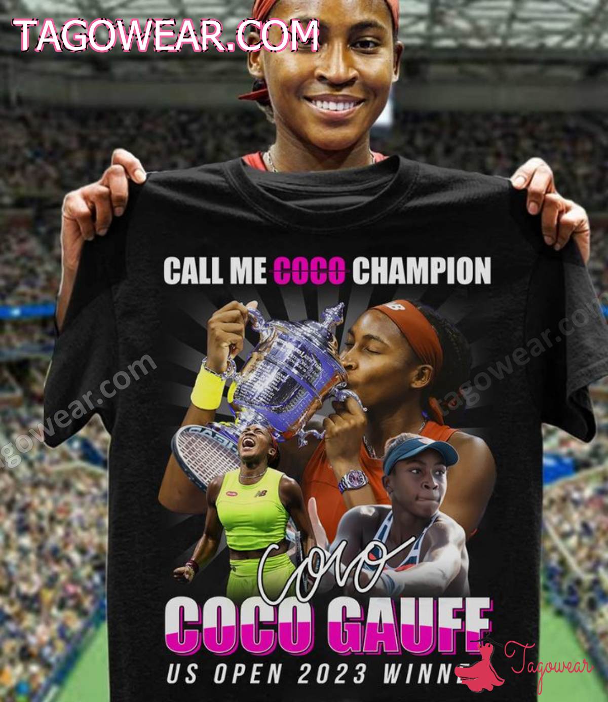 Call Me Coo Champion Coo Gauff Us Open 2023 Winner Shirt