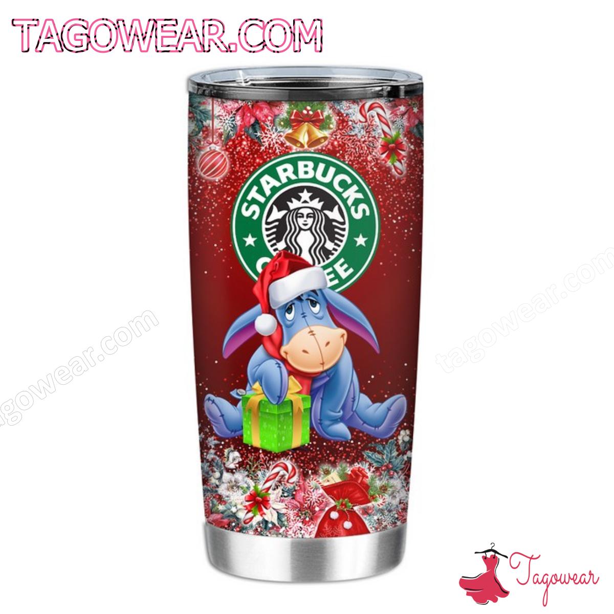Disney Eeyore Starbucks Christmas Tumbler