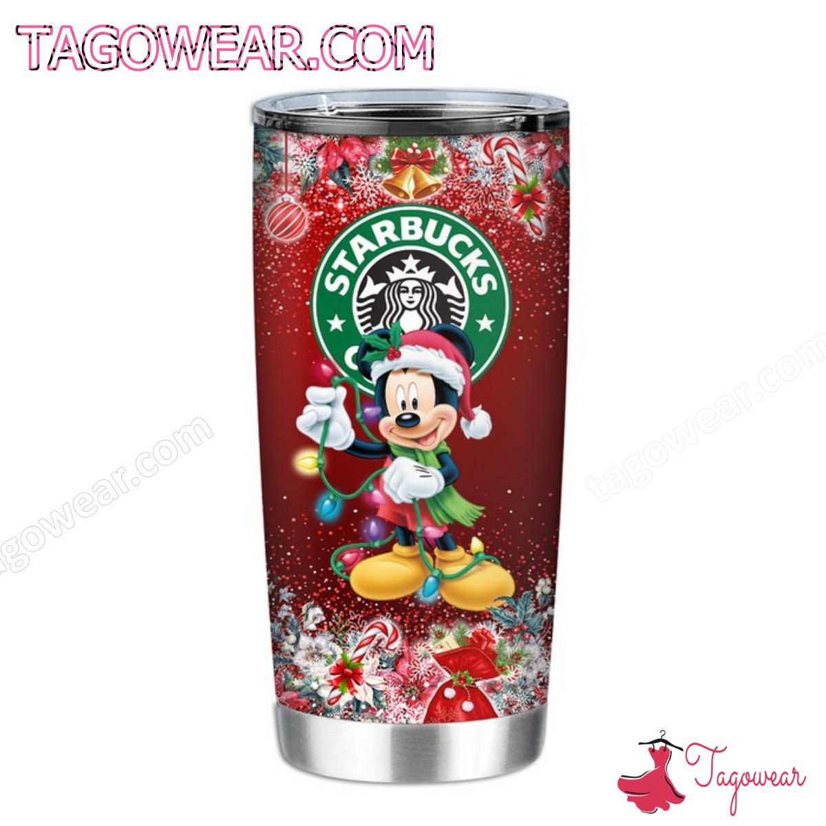 Disney Mickey Mouse Starbucks Christmas Tumbler