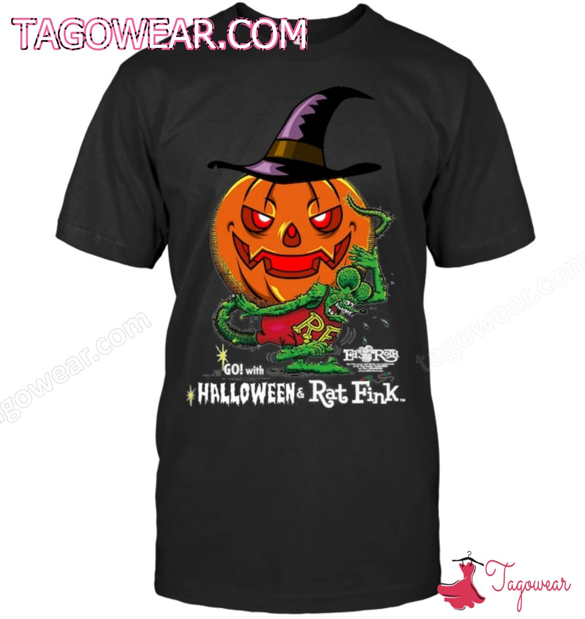 Halloween And Rat Fink Shirt, Hoodie