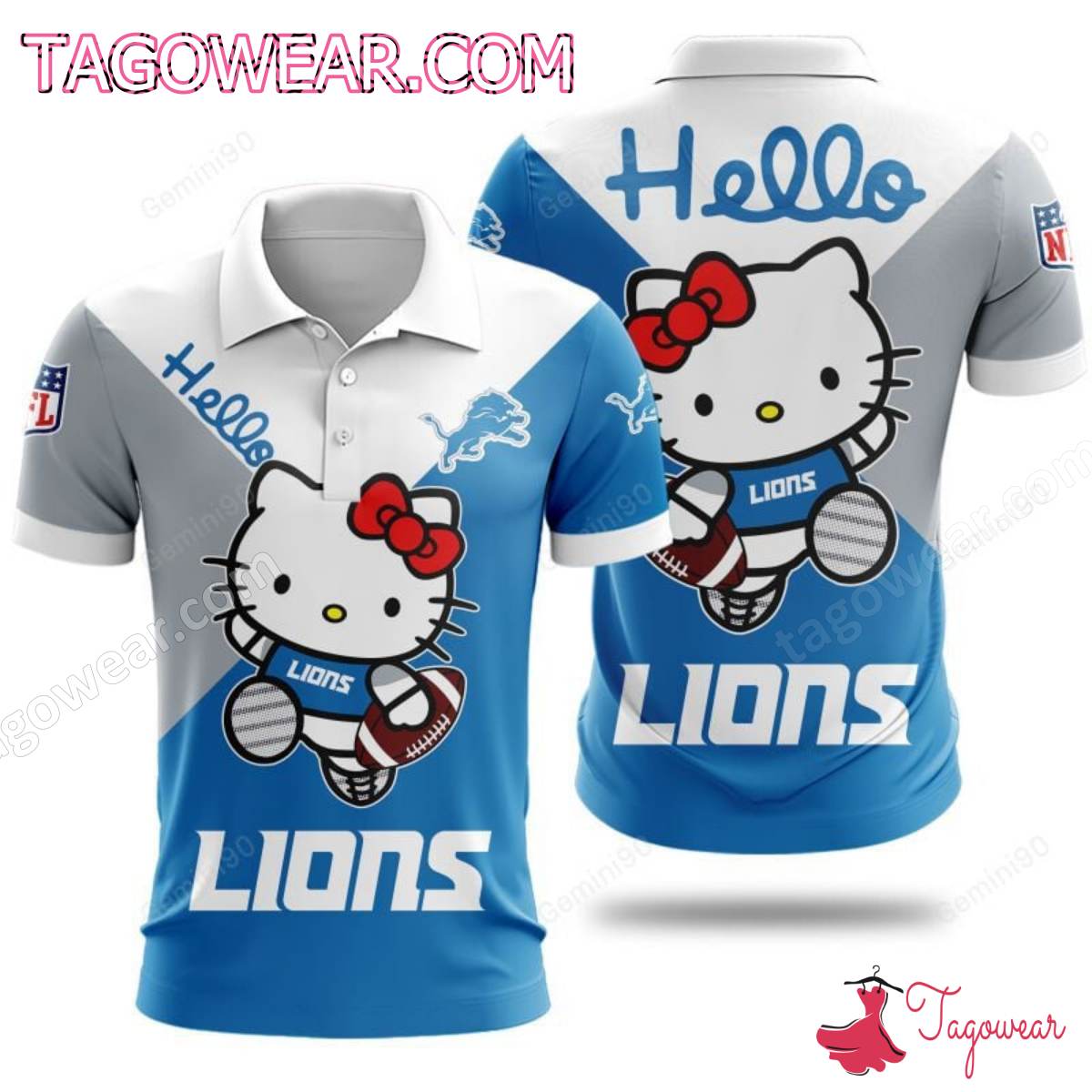 Hello Kitty Detroit Lions NFL T-shirt, Hoodie