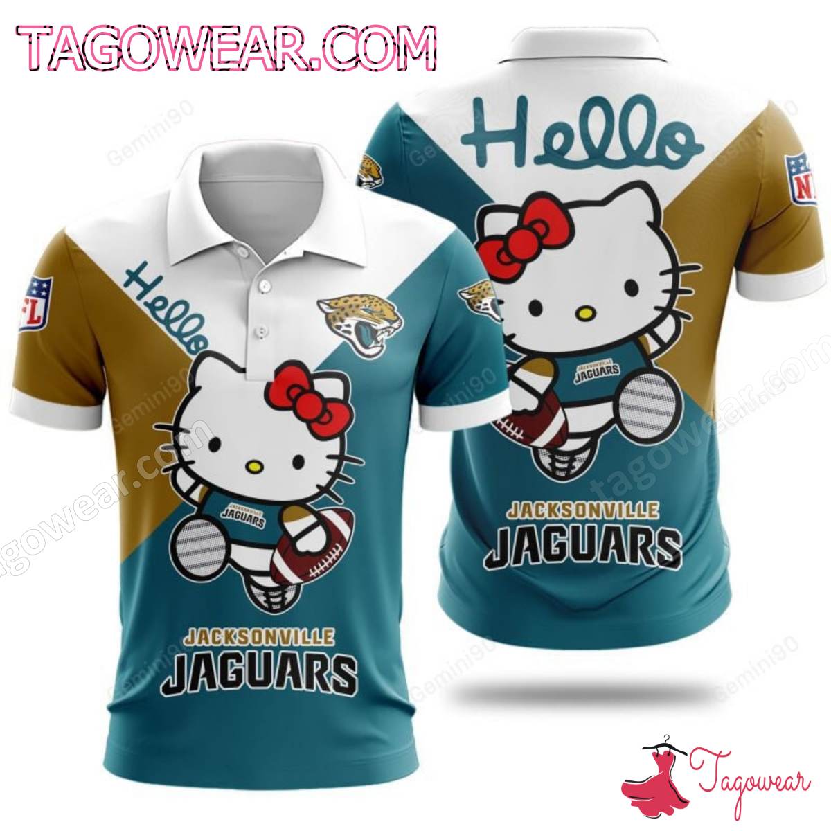 Hello Kitty Jacksonville Jaguars NFL T-shirt, Hoodie