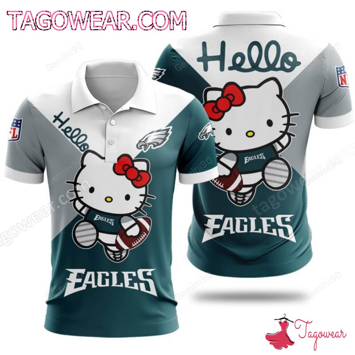 Hello Kitty Philadelphia Eagles NFL T-shirt, Hoodie