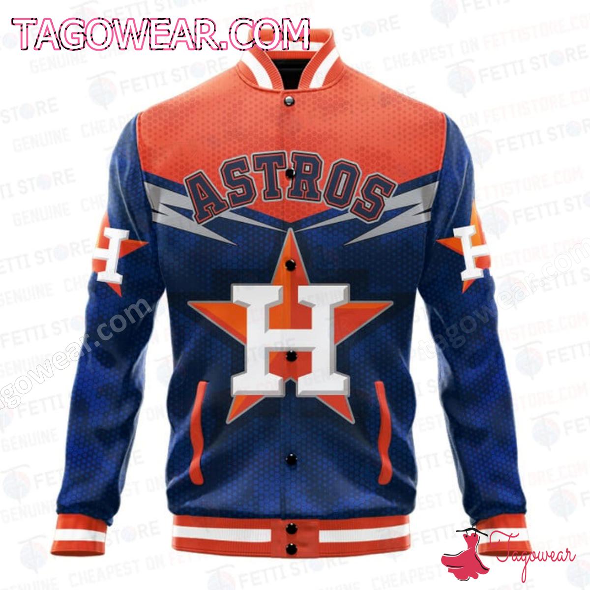 Houston Astros Mlb Baseball Jacket a