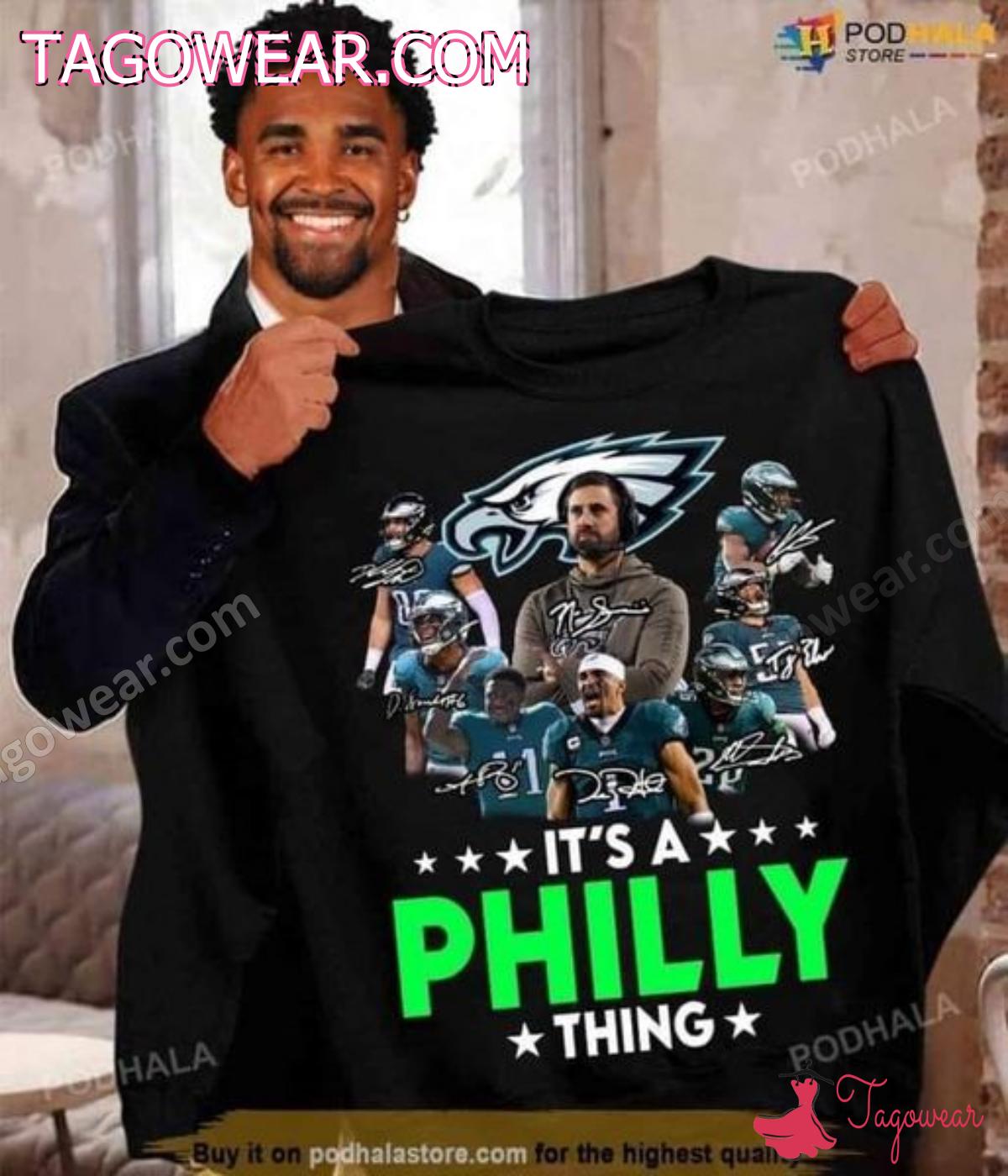 It's A Philly Thing Philadelphia Eagles Signatures Shirt, Sweatshirt