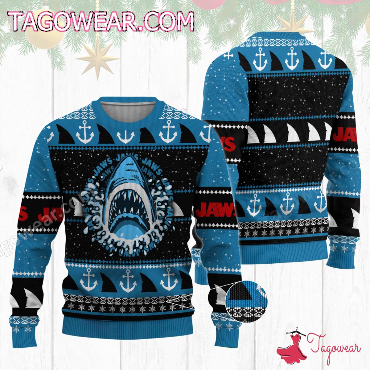 Jaws Horror Movie Ugly Christmas Sweater