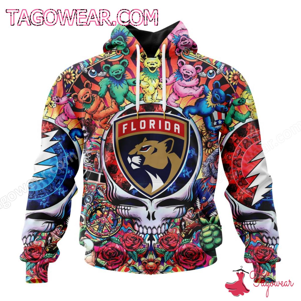 NHL Florida Panthers Grateful Dead Dancing Bears Personalized T-shirt, Hoodie