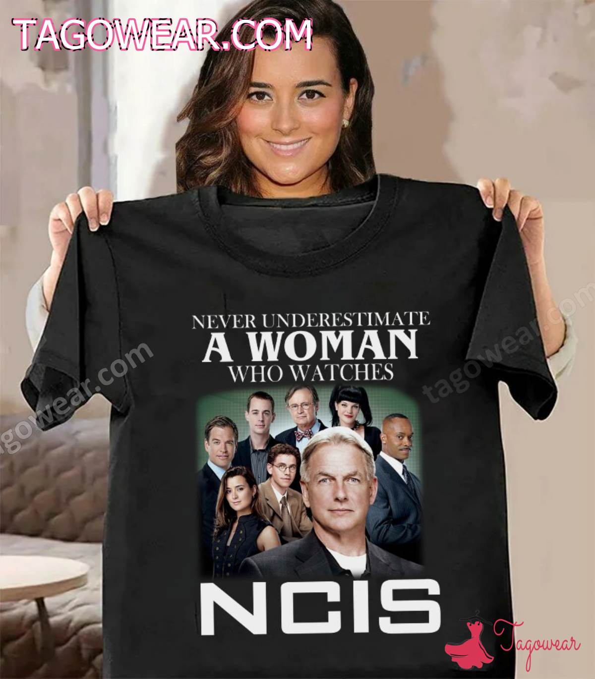 Never Underestimate A Woman Who Watches Ncis Shirt