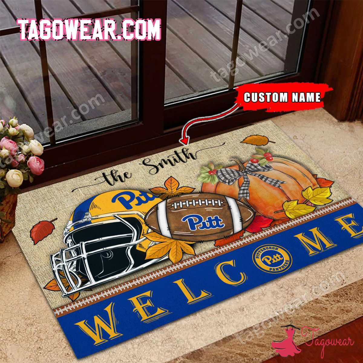 Pittsburgh Panthers Fall Welcome Doormat