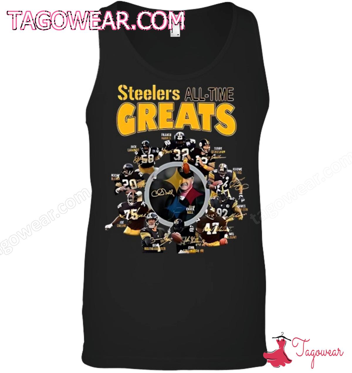 Pittsburgh Steelers All-time Greats Signatures Shirt, Sweatshirt y