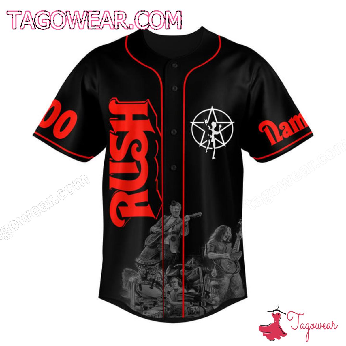 Rush Sailing Into Destiny Closer To The Heart Personalized Baseball Jersey a
