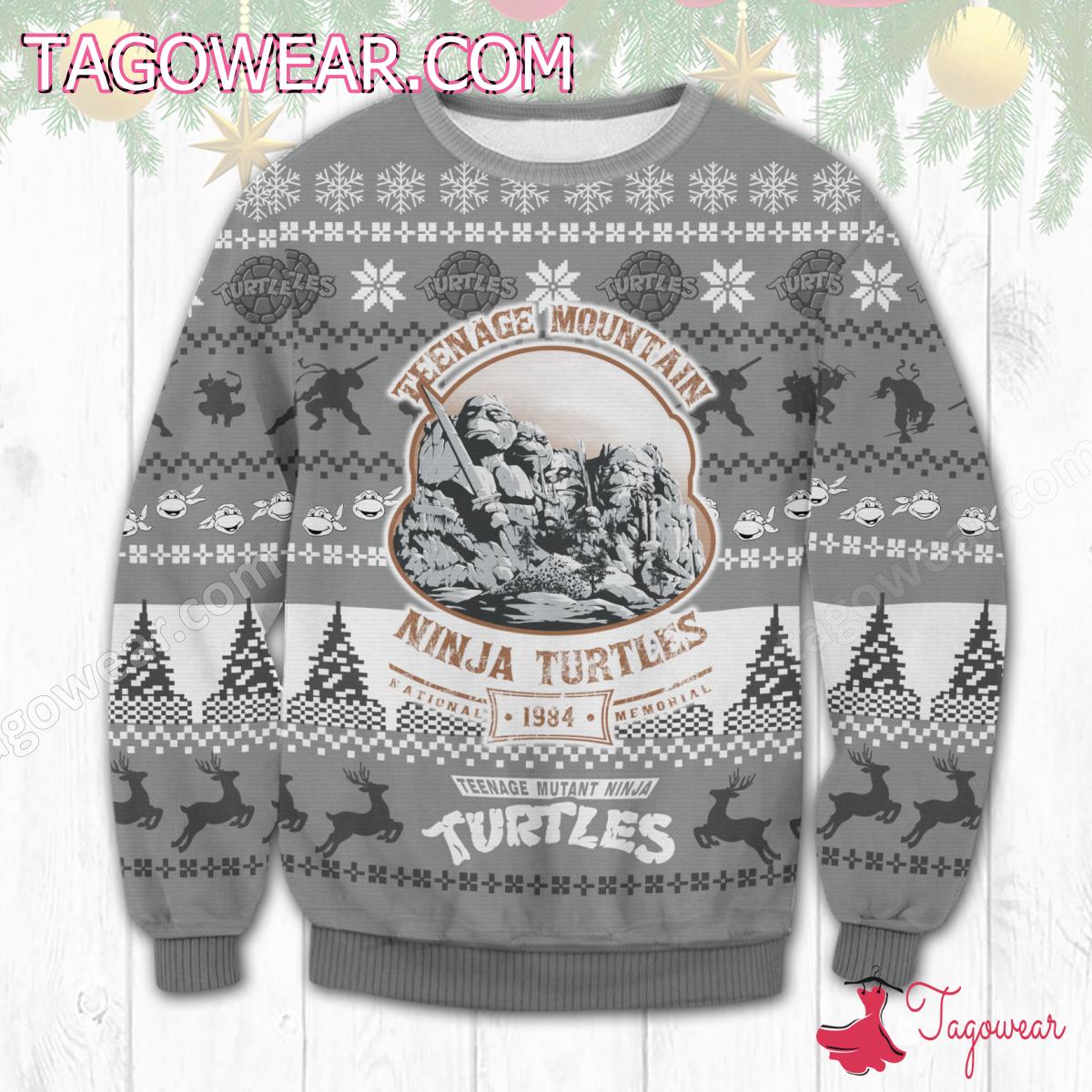 Teenage Mountain Ninja Turtles Ugly Christmas Sweater