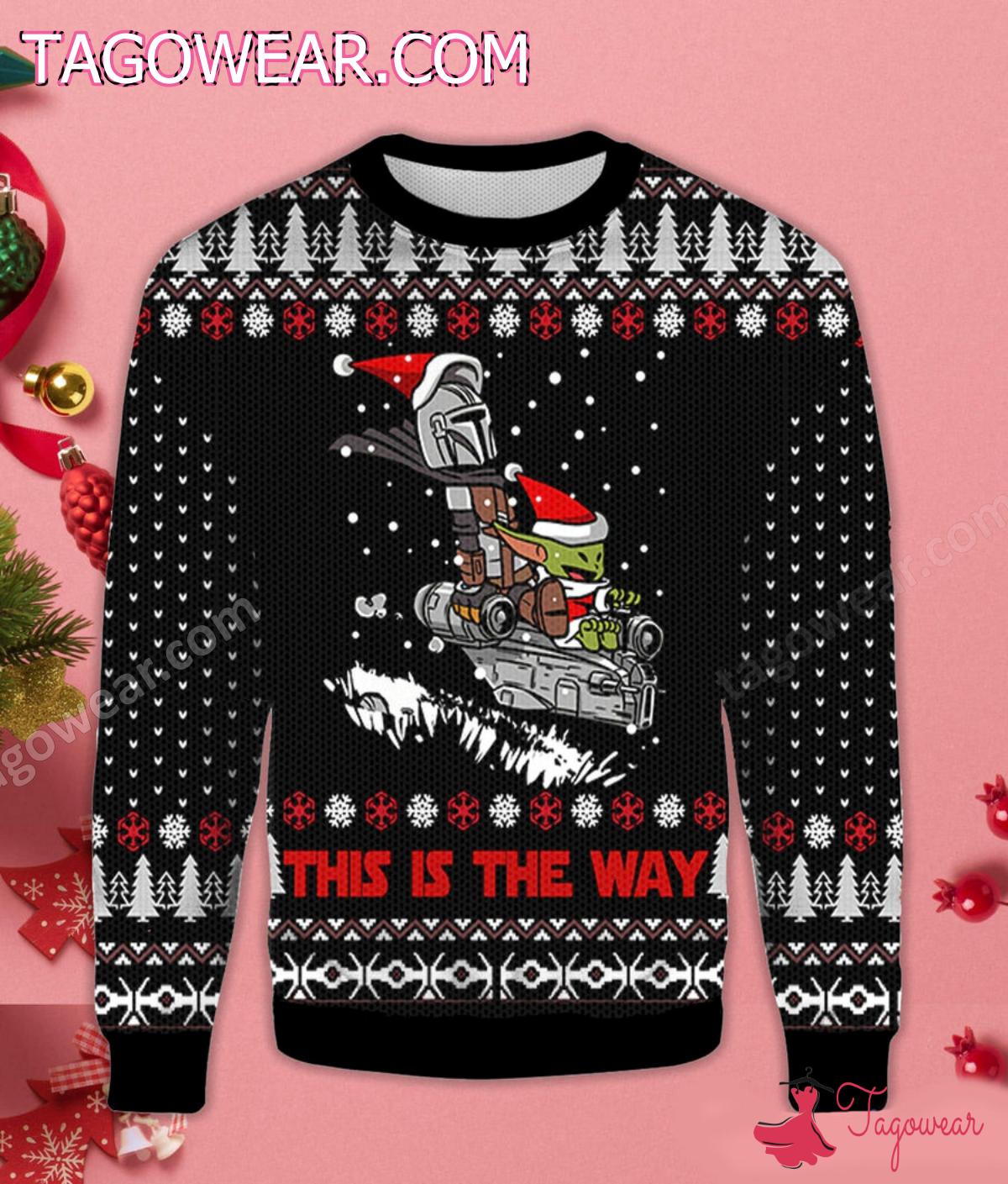 This Is The Way Baby Yoda Star Wars Ugly Christmas Sweater