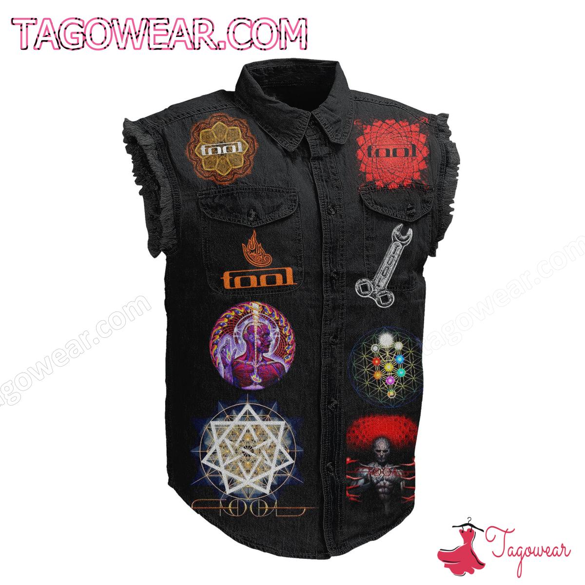 Tool We'll Ride The Spiral To The End Denim Vest a