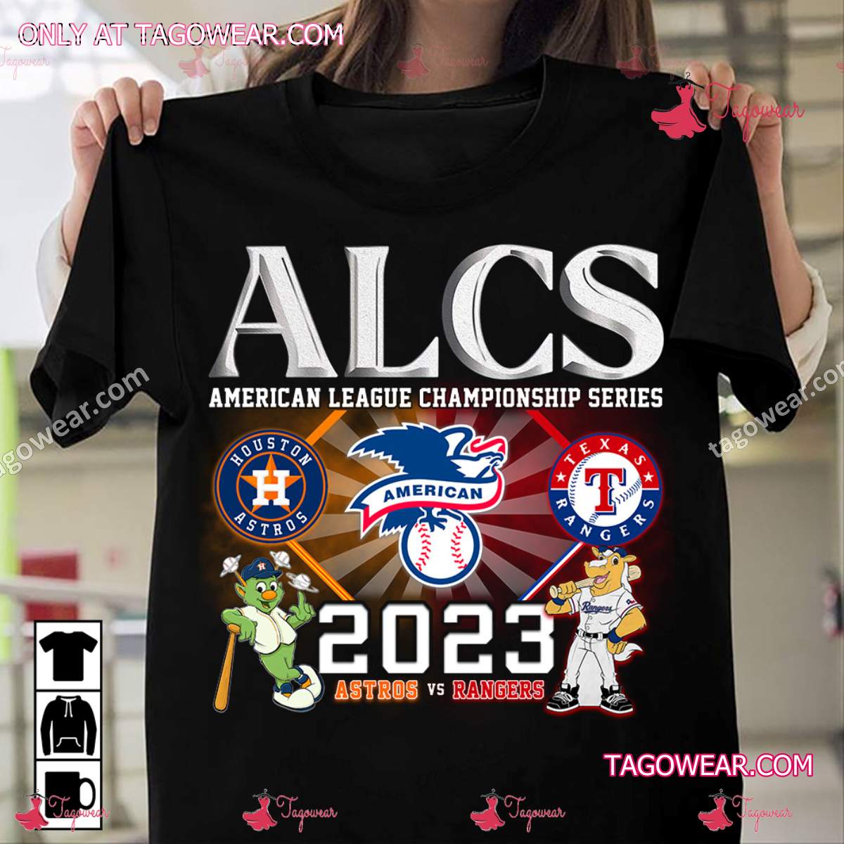 Alcs American League Champions Series 2023 Astros Vs Rangers Shirt