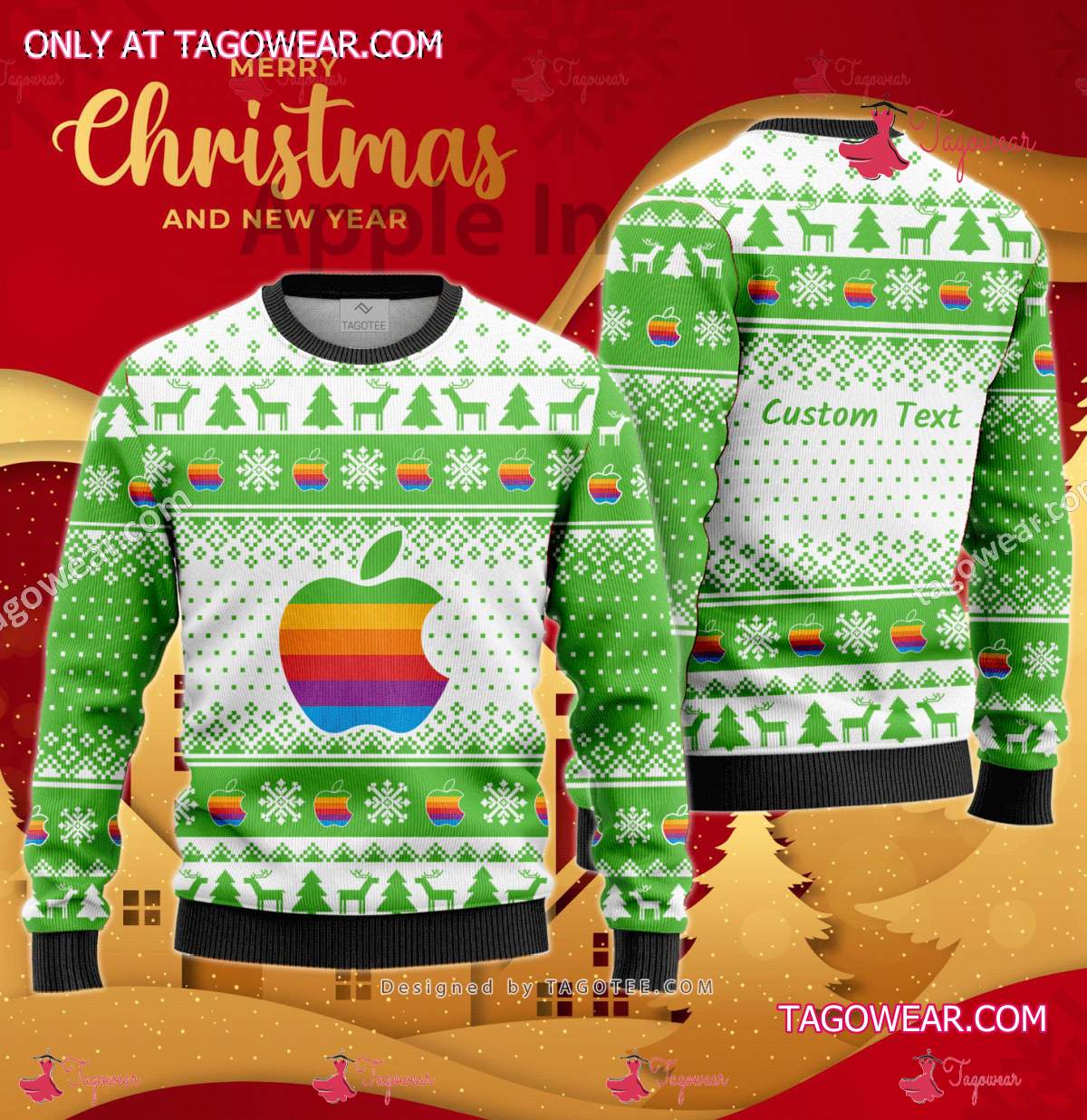 Apple Inc. Ugly Christmas Sweater