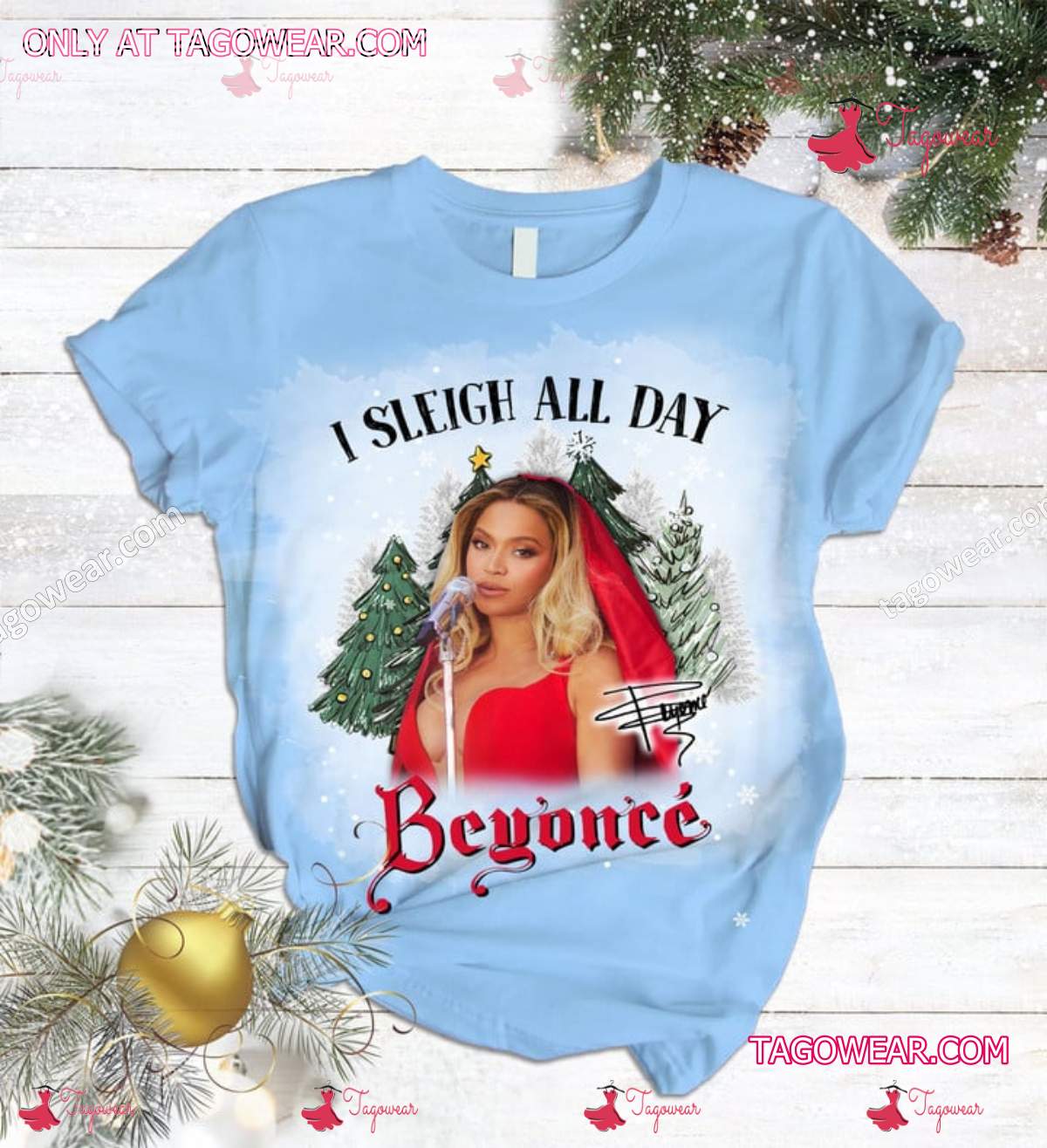 Beyonce I Sleigh All Day Pajamas Set a