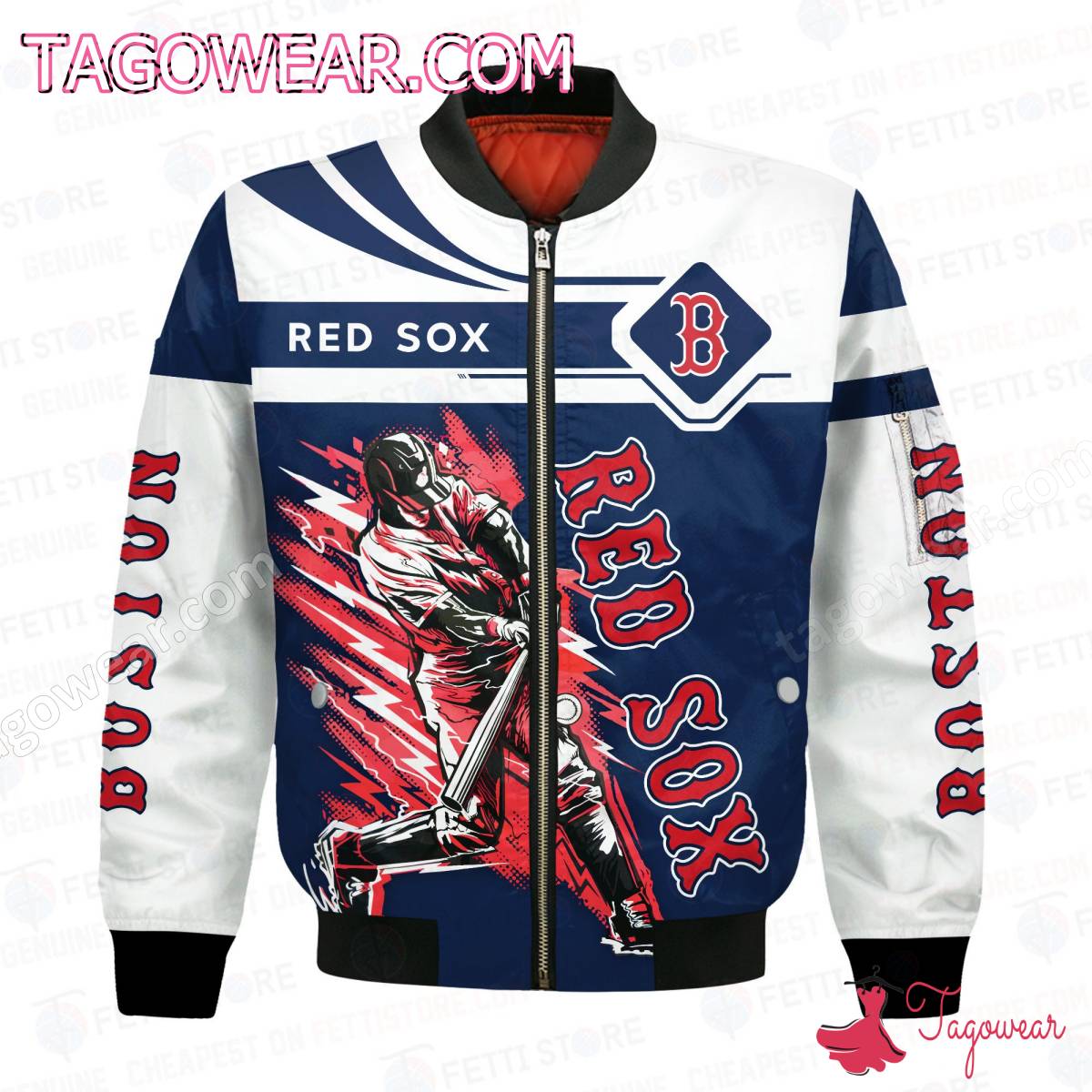 Boston Red Sox I Am A Fan Win Or Lose Bomber Jacket a
