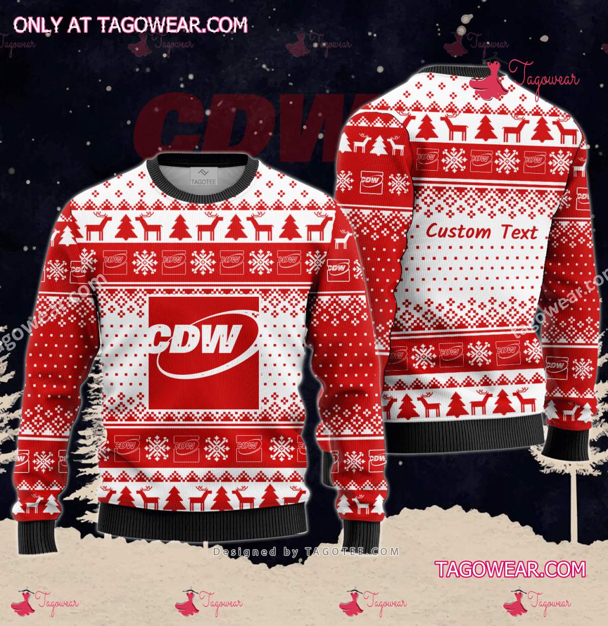 CDW Corporation Ugly Christmas Sweater