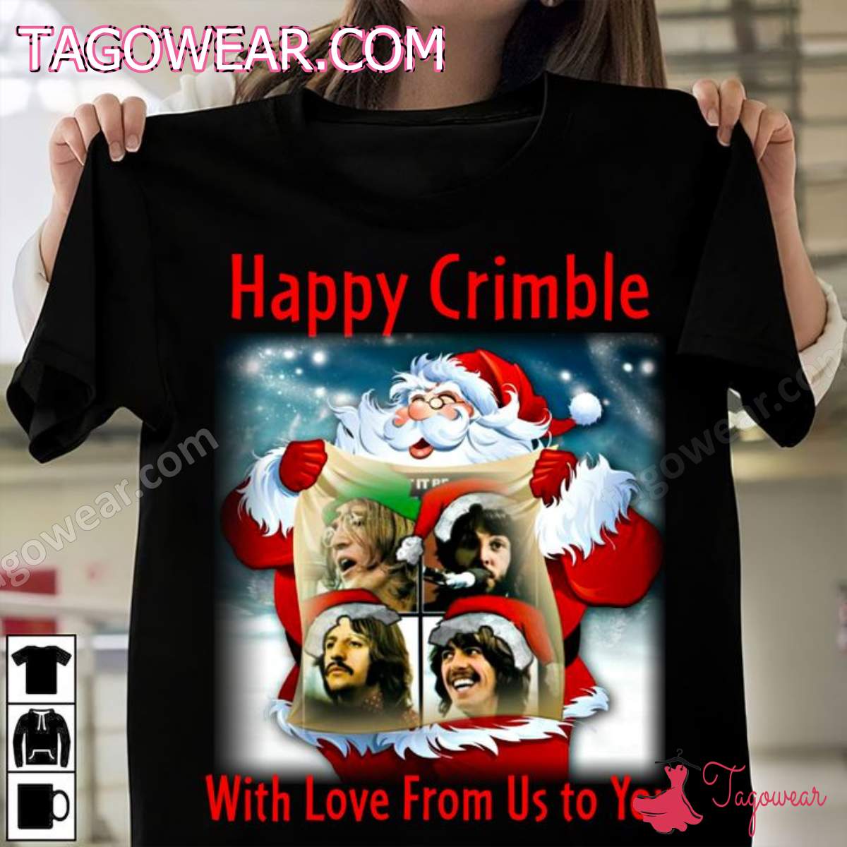Happy Crimble With Love From Us To You Shirt