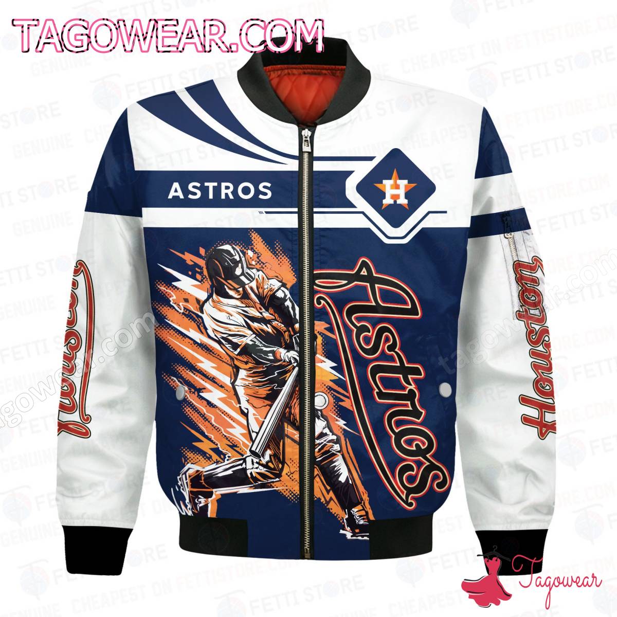 Houston Astros I Am A Fan Win Or Lose Bomber Jacket a