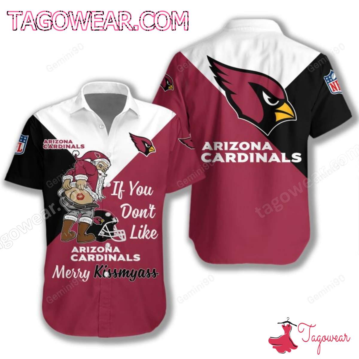 If You Don't Like Arizona Cardinals Merry Kissmyass T-shirt, Polo, Hoodie a