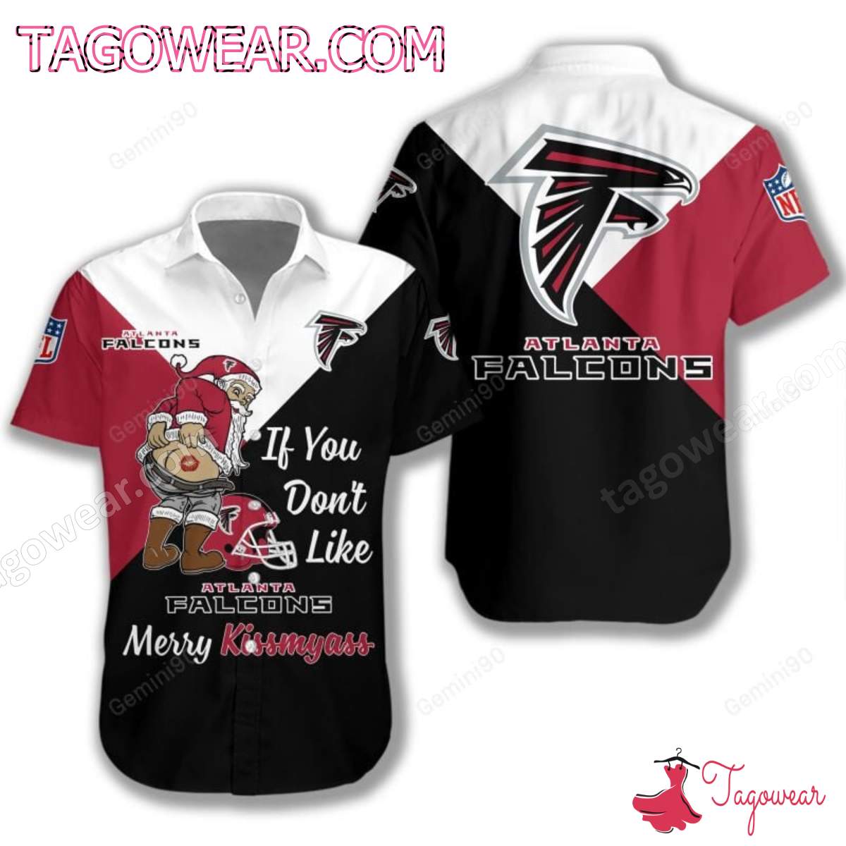 If You Don't Like Atlanta Falcons Merry Kissmyass T-shirt, Polo, Hoodie a
