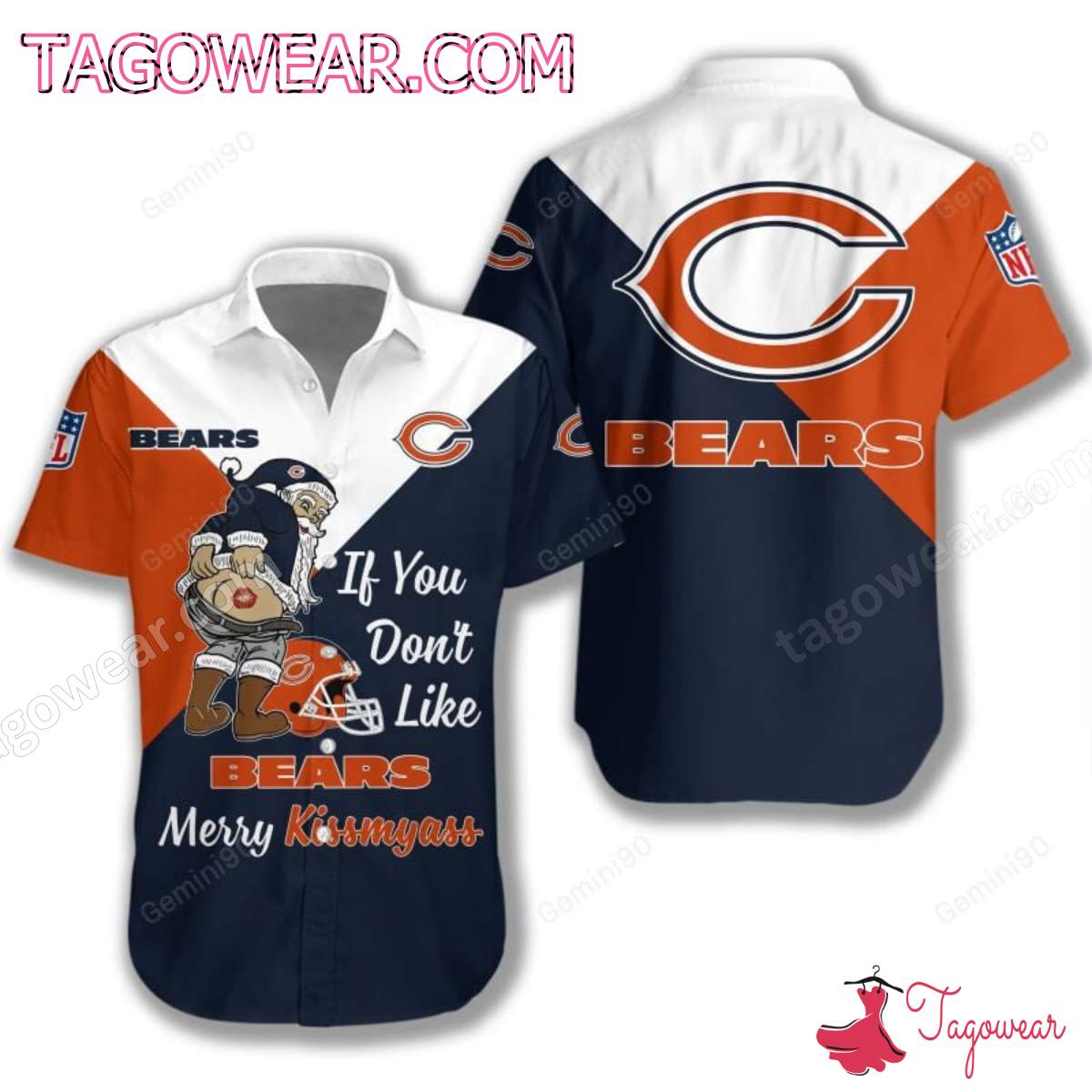 If You Don't Like Chicago Bears Merry Kissmyass T-shirt, Polo, Hoodie a