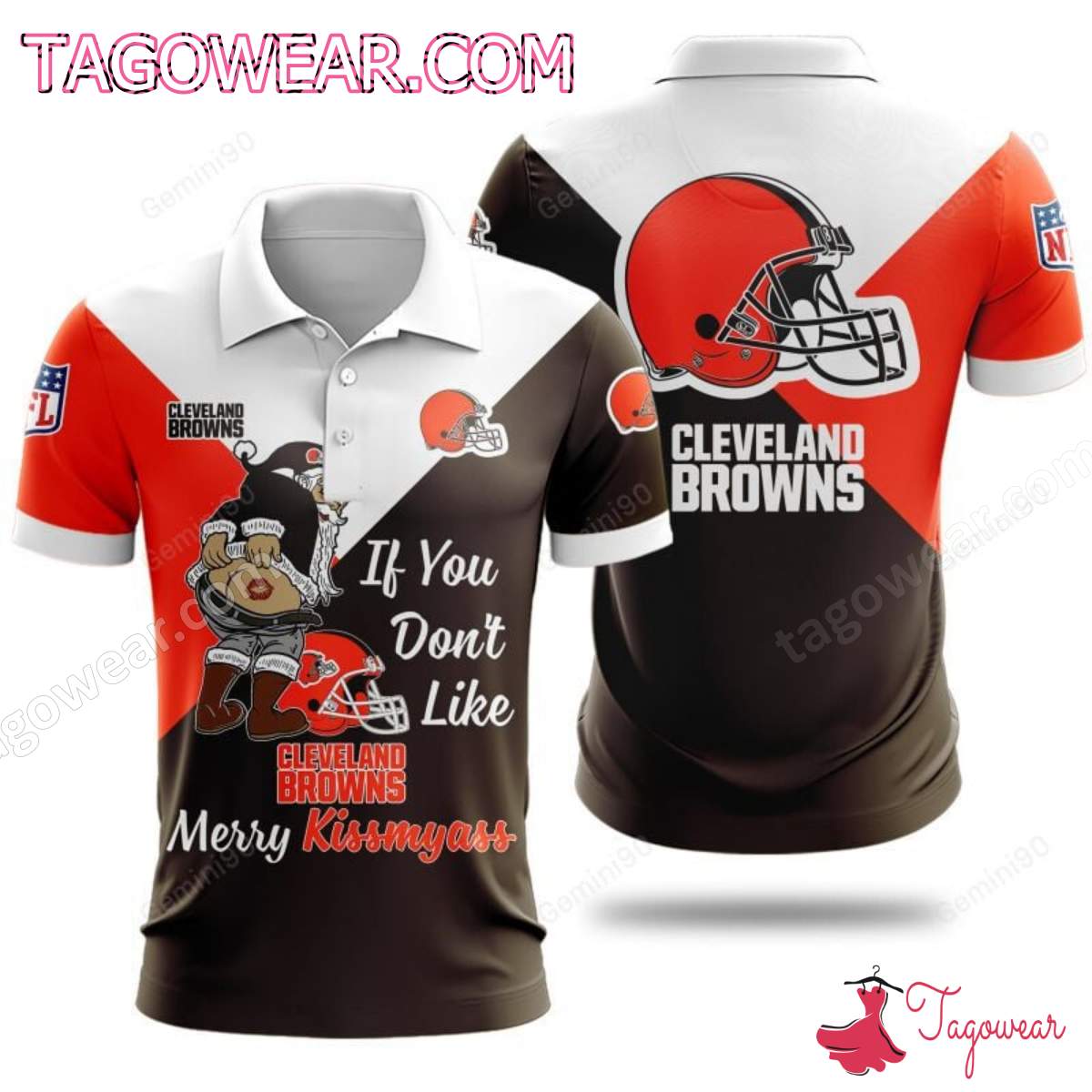 If You Don't Like Cleveland Browns Merry Kissmyass T-shirt, Polo, Hoodie